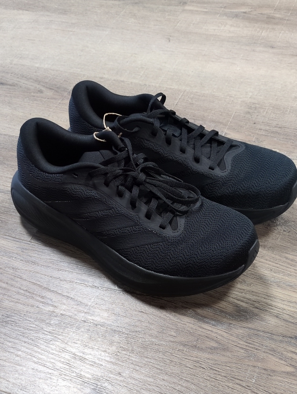 New in Box Adidas Response Runner 2 Mens Sz 10 Ortholite Black Running Shoes
